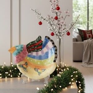 Fitz & Floyd GYPSY CHICKS Bird Serving Dish Wall Hanging